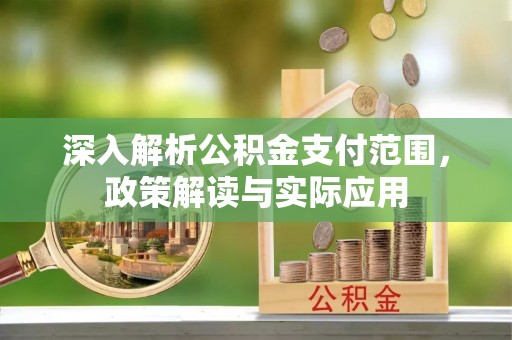寿县深入解析公积金支付范围，政策解读与实际应用
